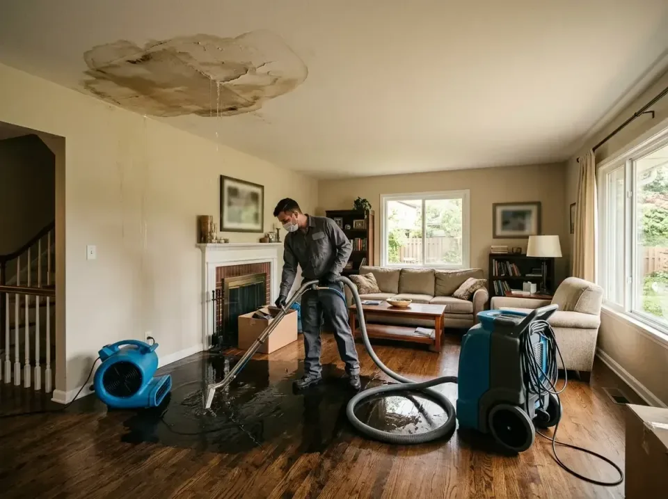 attic-pipe-burst-ceiling-drip-008 — frequently asked questions, Water Damage Restoration & Carpet Care in High Ridge, MO